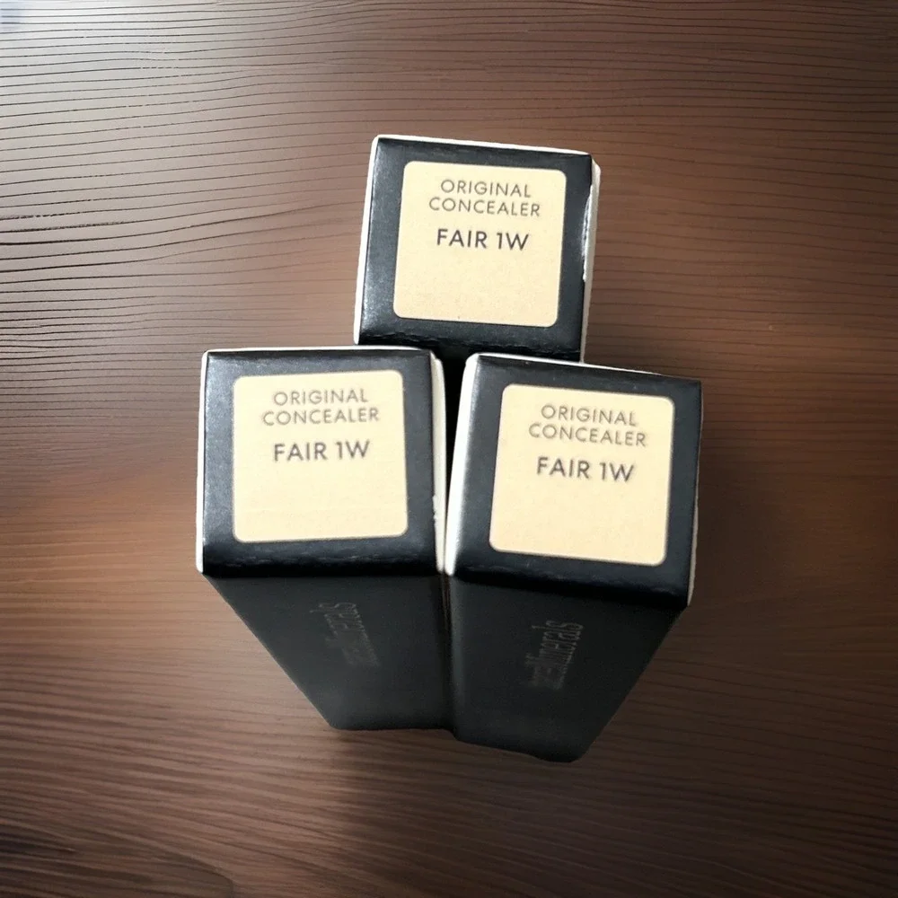BareMinerals ~ Original Liquid Mineral Concealer Fair 1W Full Size Lot Of THREE
